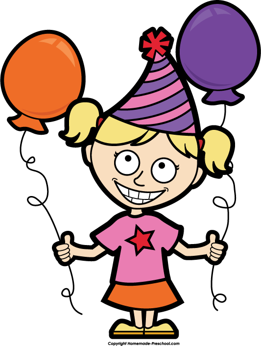 Free Birthday Balloons Clipart