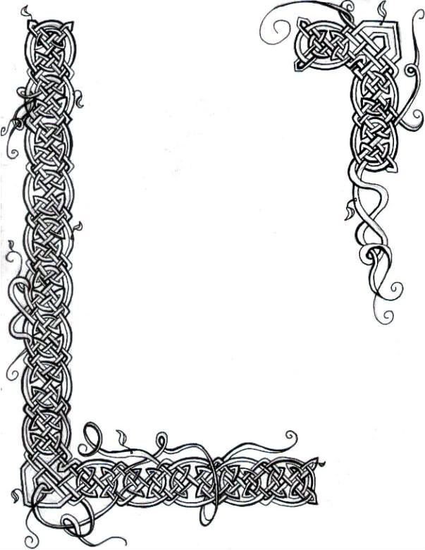 Celtic Knot Vines border