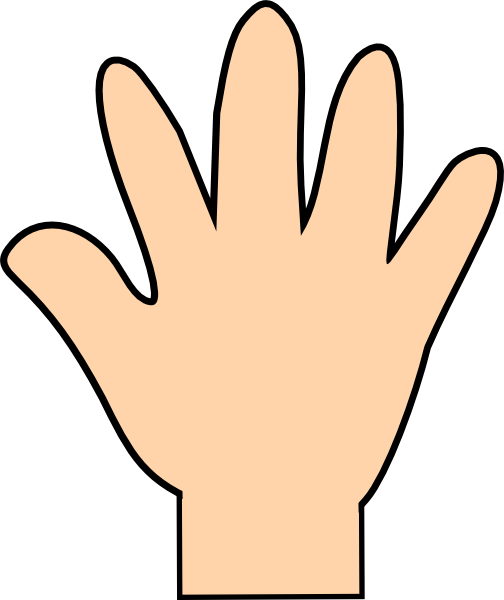 Hand Outline Template Printable - Free Clipart Images