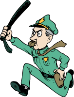 Funny Cop Clipart