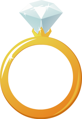 Linked Wedding Rings Clipart - Free Clipart Images