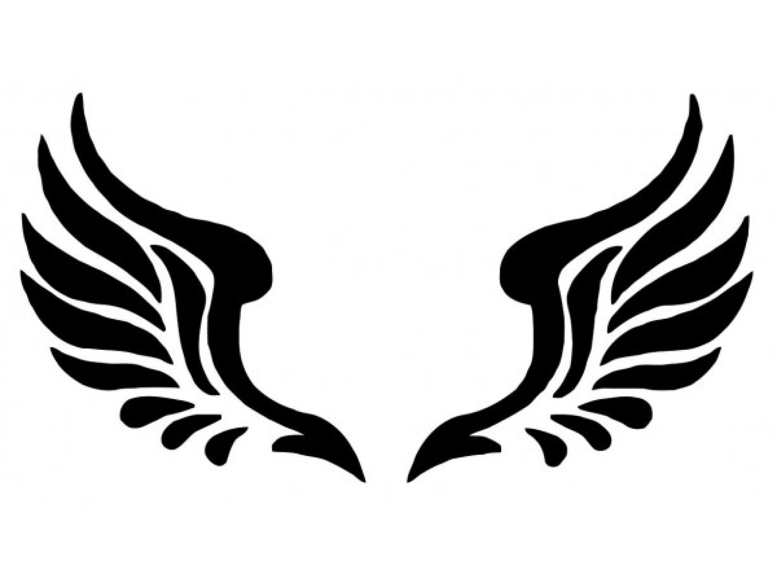 Simple Angel Wing Template