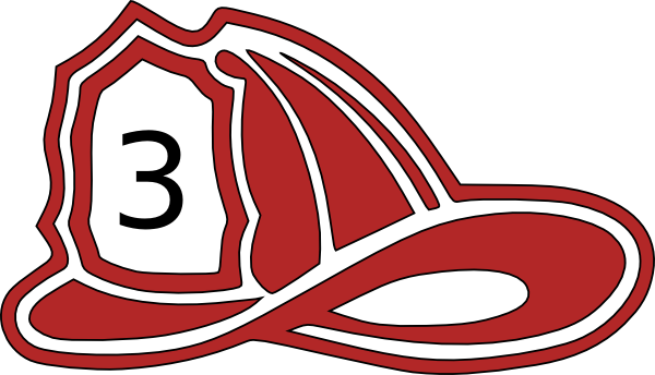 Red Fire Helmet 3 Clip Art - vector clip art online ...
