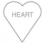 Printable worksheet of heart Keep Healthy Eating Simple