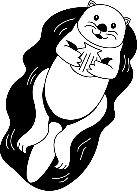 Sea Otter Clip Art No04??? - Free Clipart Images