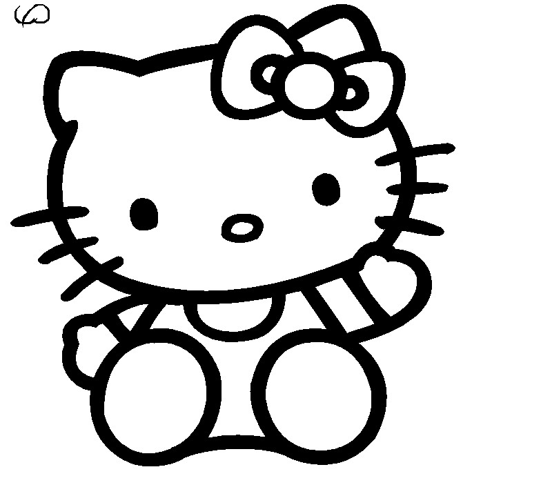 Hello Kitty Image - AZ Coloring Pages