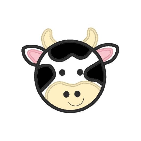 Cow Face Outline