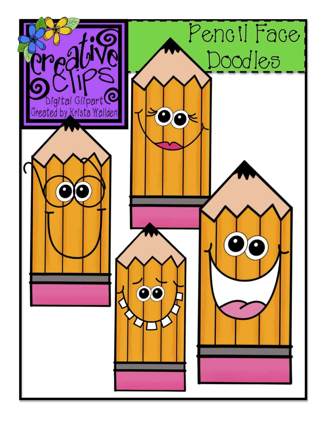 The Creative Chalkboard: Free Pencil Clipart....again...I'm not ...