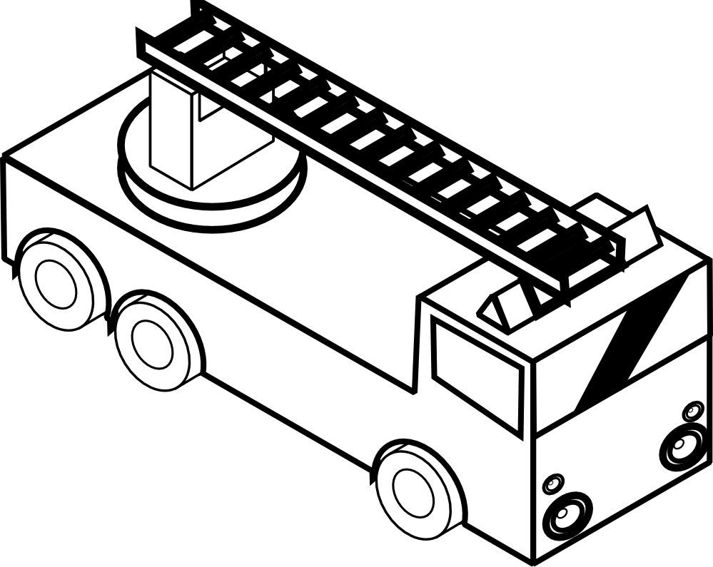 Fire Truck Coloring Sheets – Kids Free Printable Fire Truck ...
