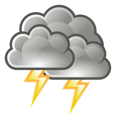 Free Stock Photos | Illustration Of A Stormy Cloud With Lightning ...