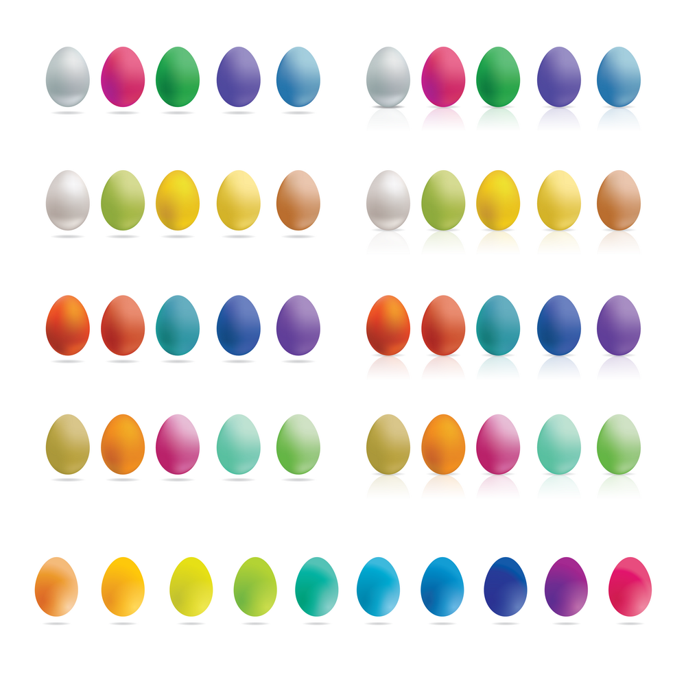 Easter Eggs Set1 Vector | DragonArtz Designs (we moved to dragonartz.