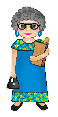 People Clip Art - Grandma Clip Art - Seniors Citizens 3