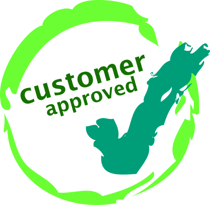 Customer Approve Stamp - Leanne Kerwin - Graphic Design Portfolio