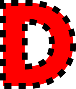 Letter D clip art - vector clip art online, royalty free & public ...