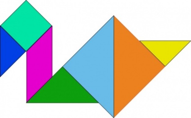 Tangram clip art | Download free Vector