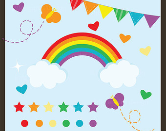 rainbow clipart
