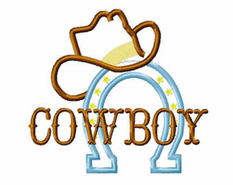 cowboy embroidery
