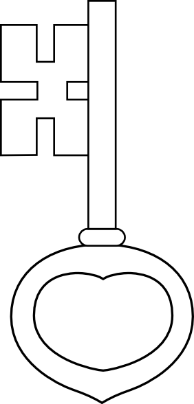 Key clip art Free Vector