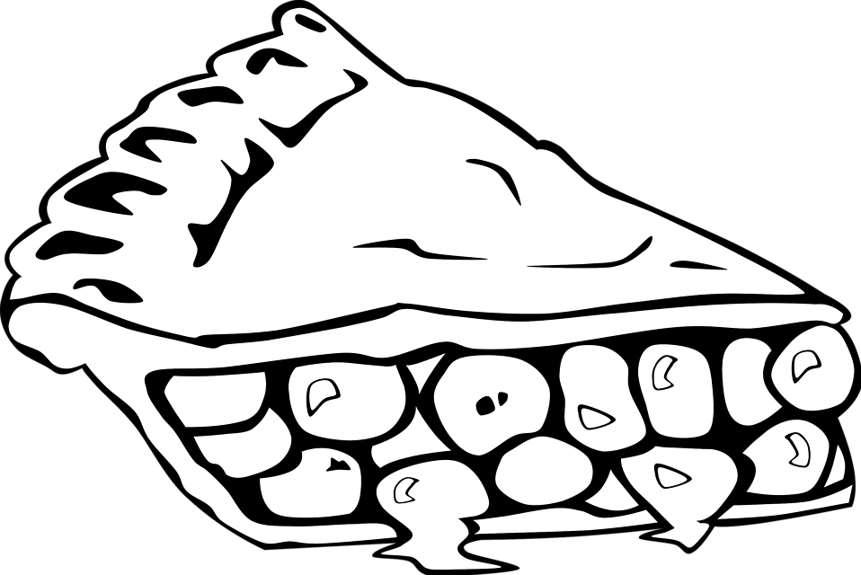 Clipart slice of pie