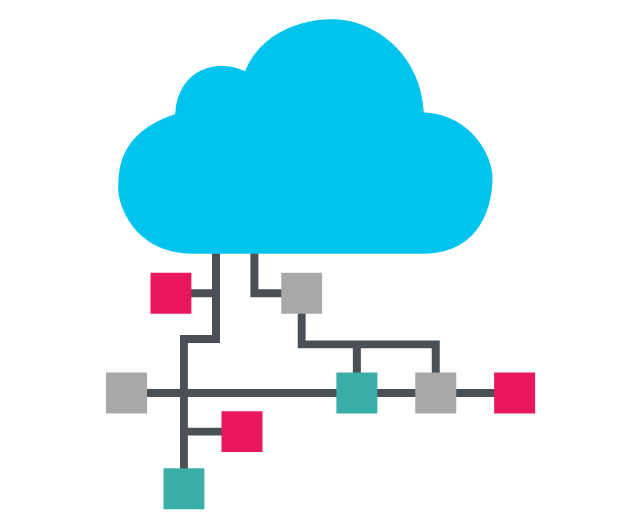 Cloud clipart - Vector stencils library