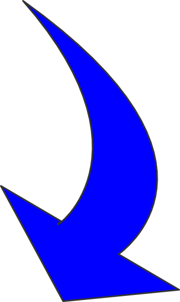 Blue Arrow 333 Clip art - Blue - Download vector clip art online