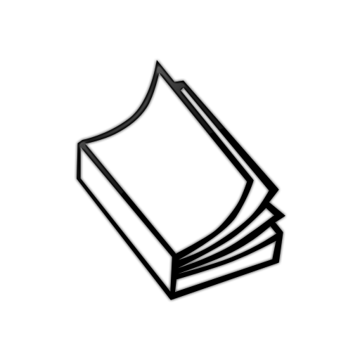 Closed Book Clip Art Black And White - Free ...