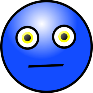 Emoticons Worried face - vector Clip Art