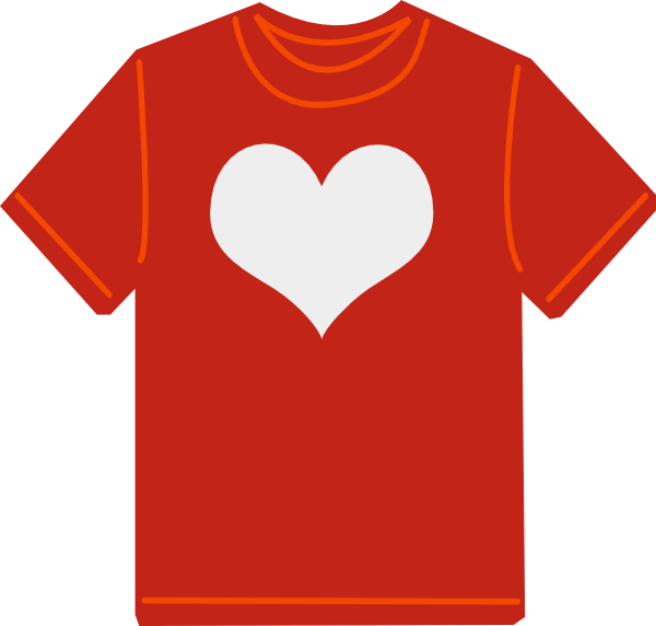 Red T-shirt Clip Art - vector clip art online ...
