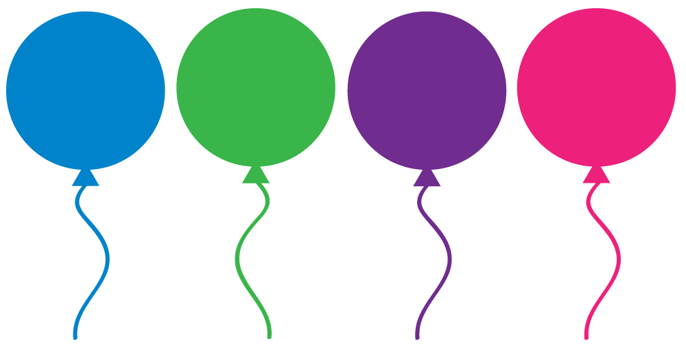 Free clip art birthday balloons