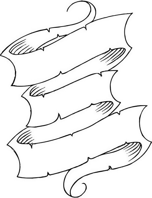 Tattoo Banner | Tool Tattoo, Scroll ...