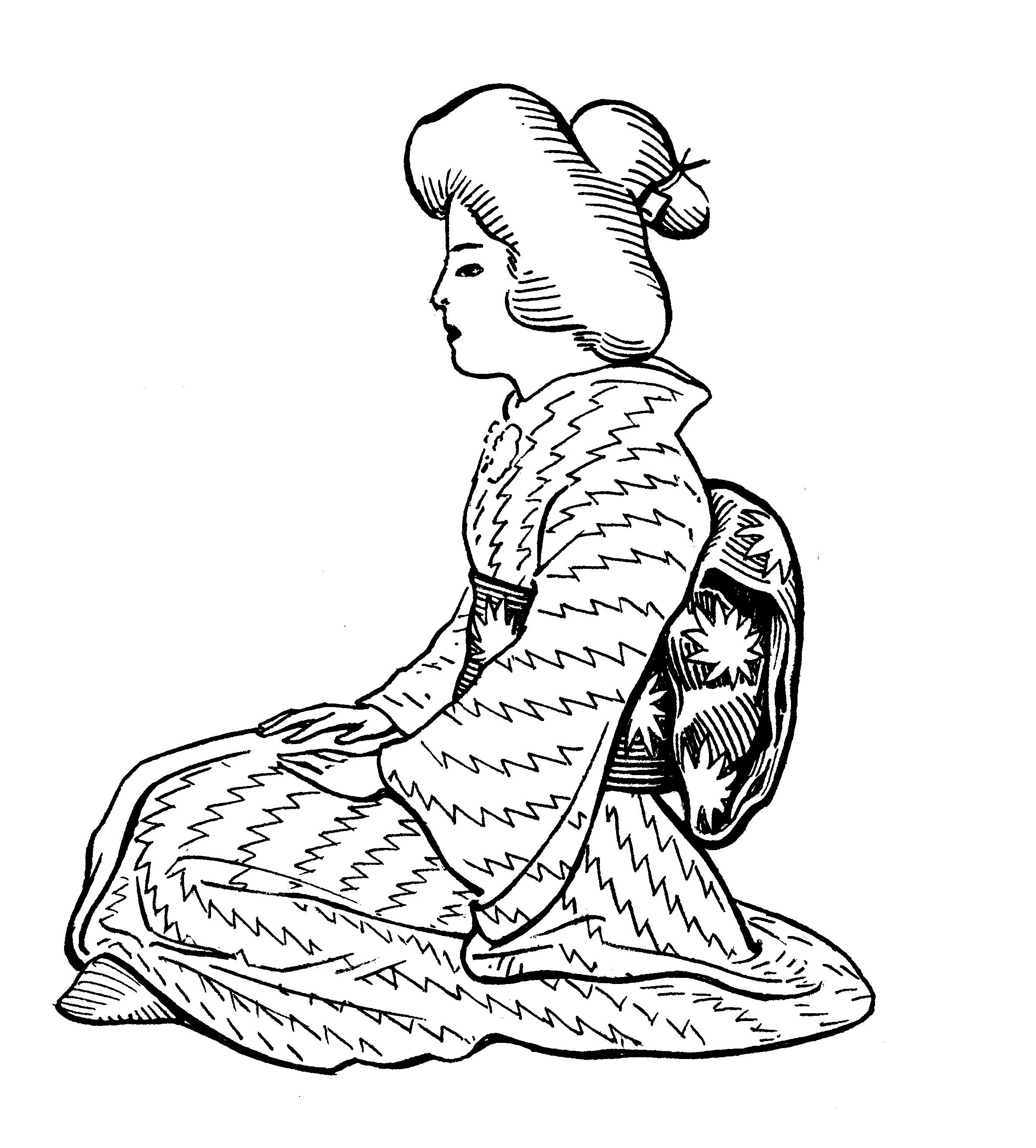 Japanese Line Art - ClipArt Best