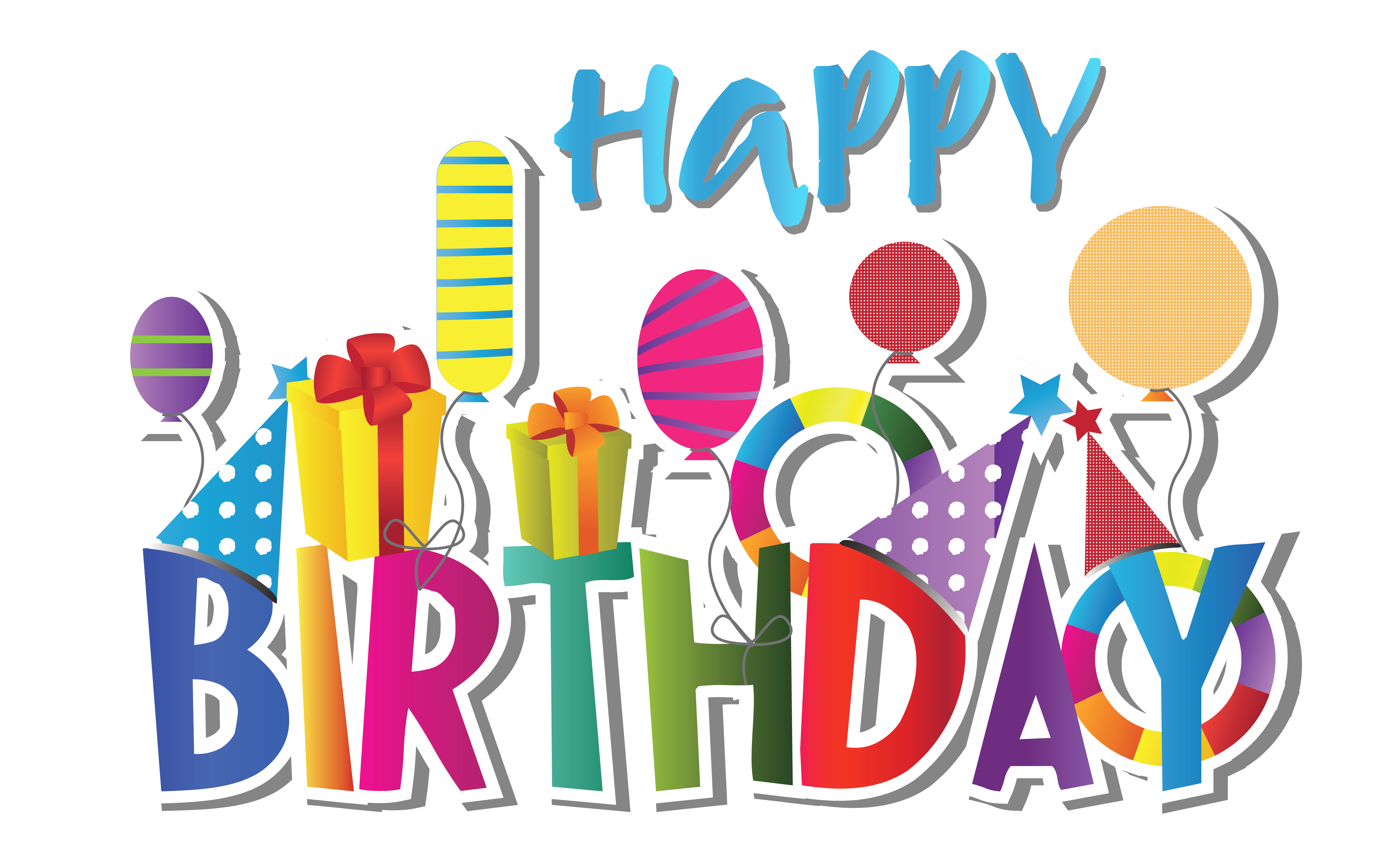 Happy Birthday Clipart - Tumundografico