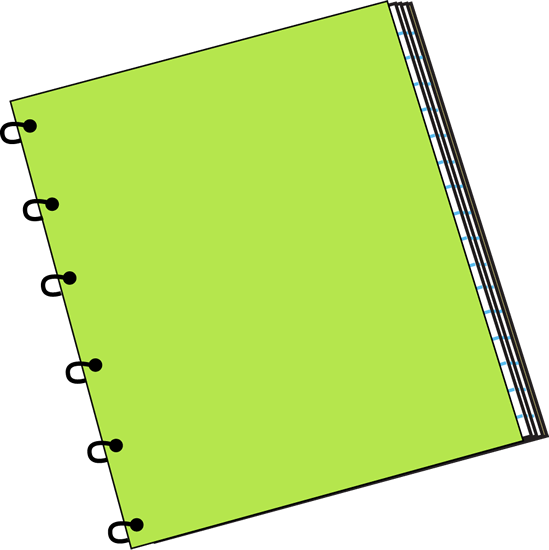 Pencil And Notebook Clipart - Free Clipart Images