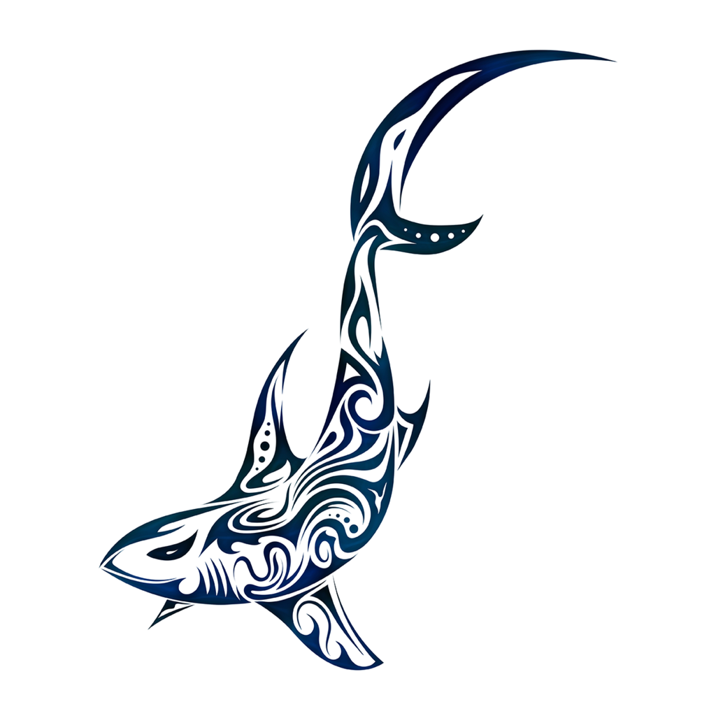 Tribal Shark by Dessins-Fantastiques on DeviantArt