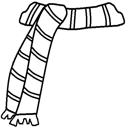Snowman Scarf Clipart