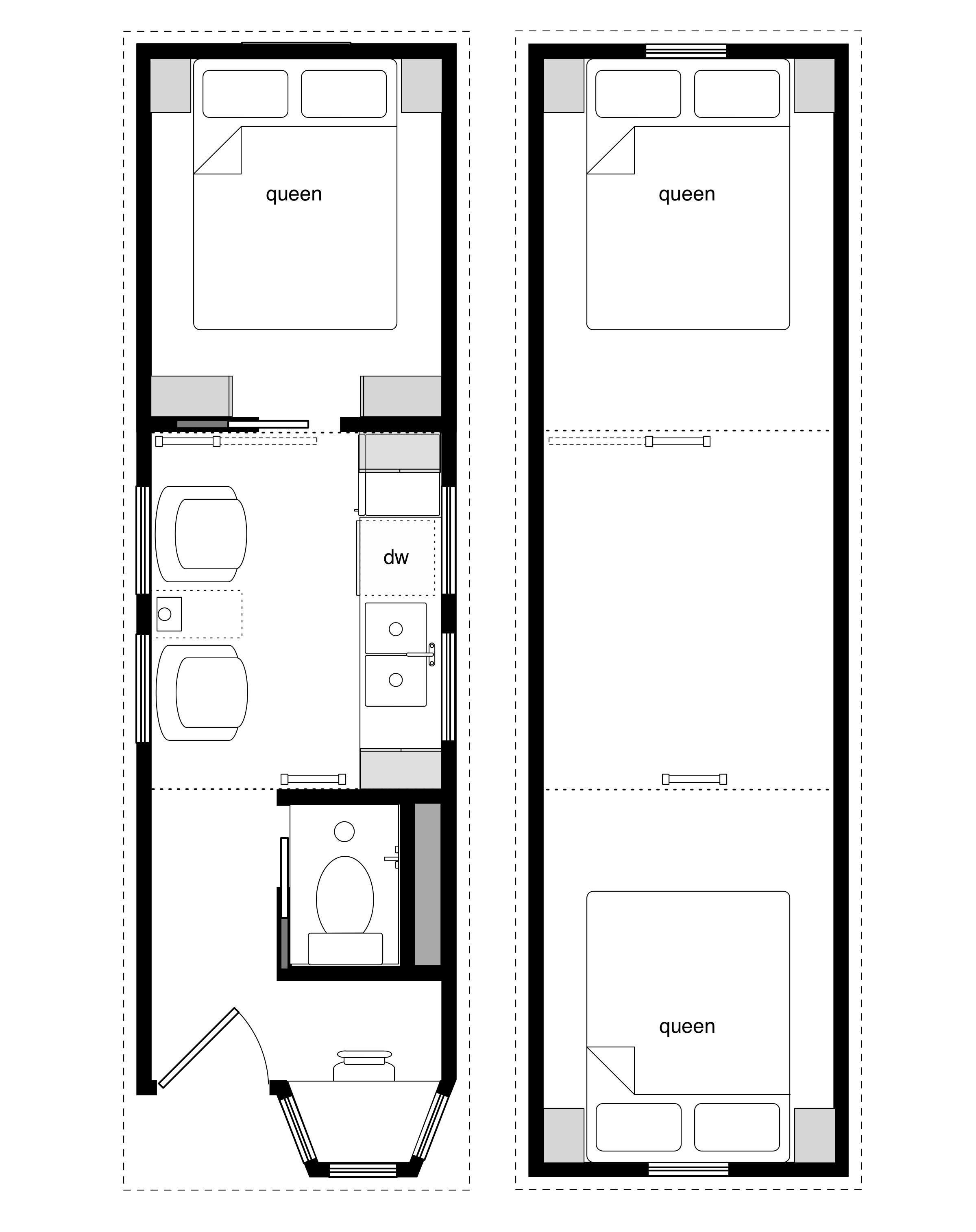 Tiny house plan clipart