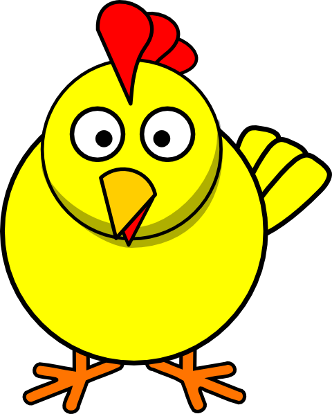 Cartoon chick clip art at vector clip art image #22281