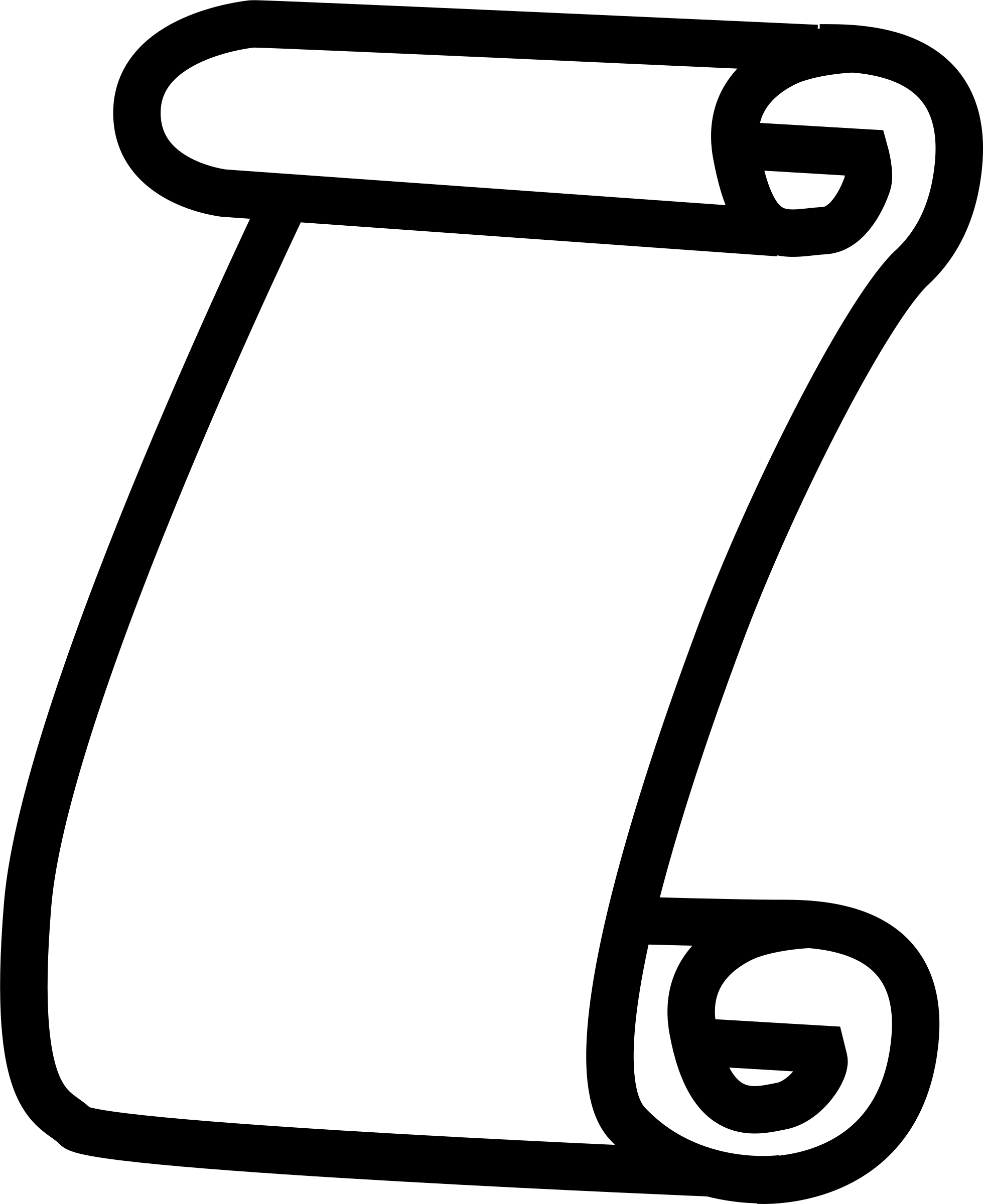 Clipart - Scroll icon