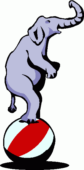 Vintage circus elephant clipart - ClipartFox