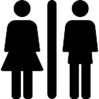Toilet man women Icons | Free Download