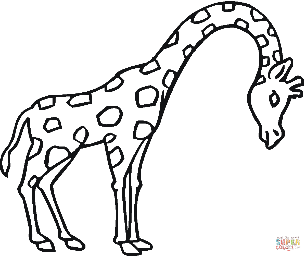 Giraffes coloring pages | Free Coloring Pages