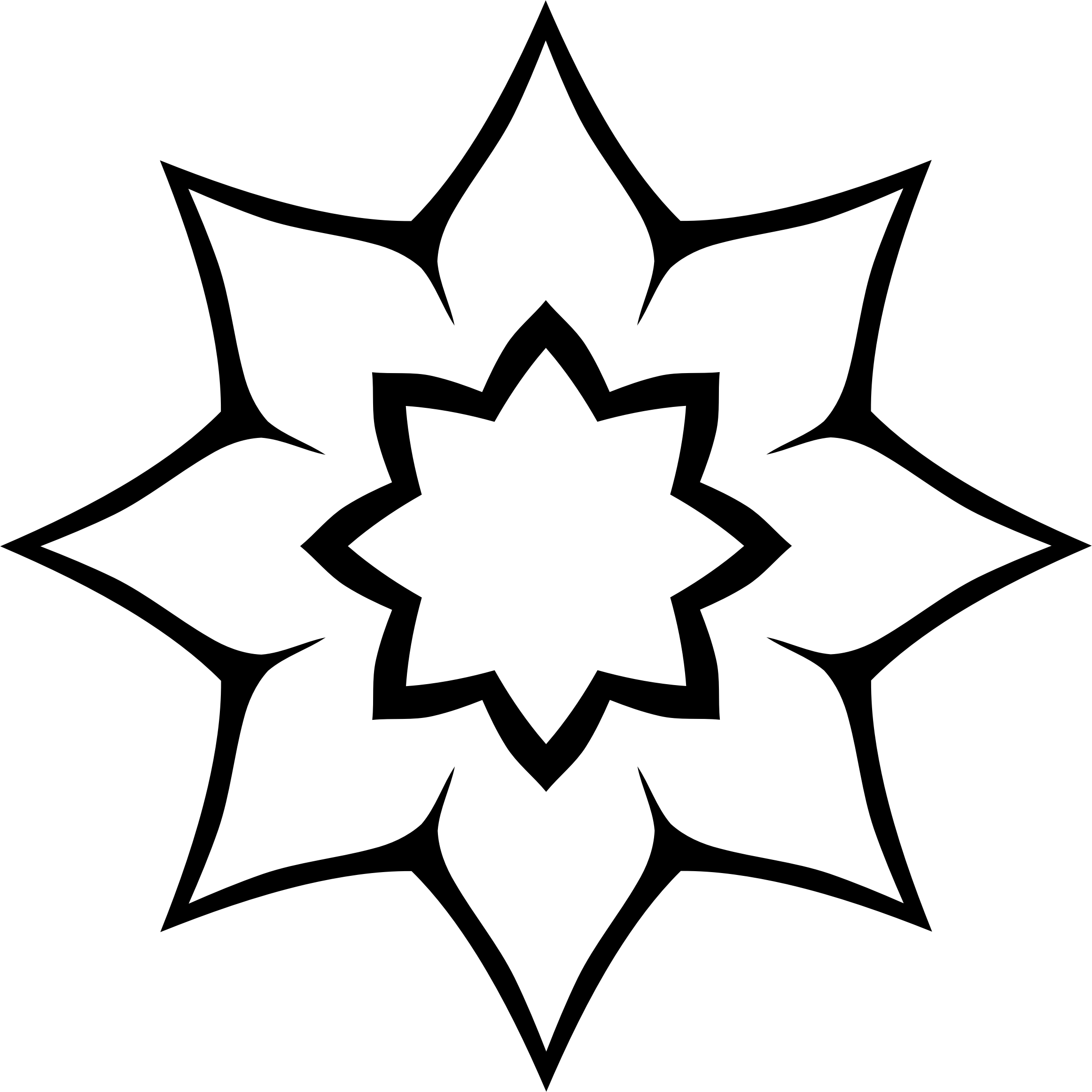 Clipart flowers silhouette