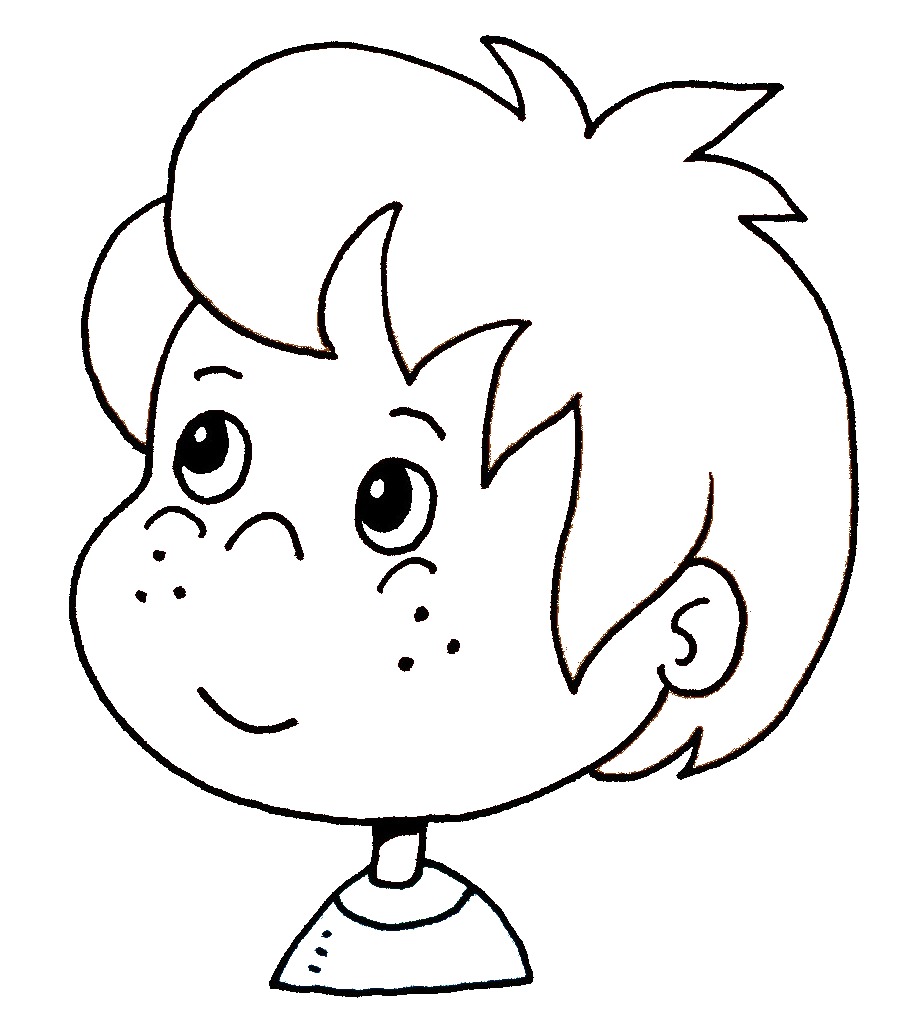 Face boy clipart