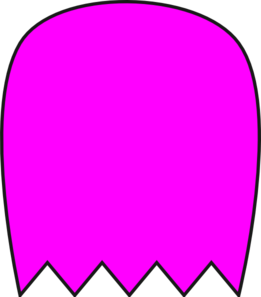 Pacman ghost clipart