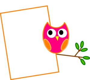 Owl Border Clipart