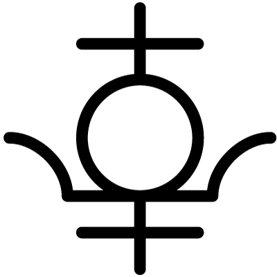 Mercury Alchemy Symbols - Hydrargyrum