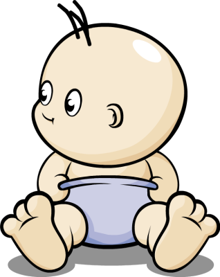 Baby Diaper Clip Art - Tumundografico