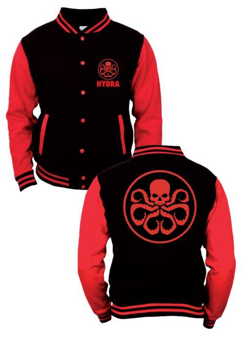 Marvel Comics Baseball Varsity Jacket - Hydra Logo | Men's | at ...
