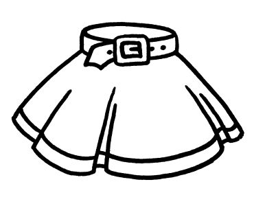 Clothes Coloring Pages