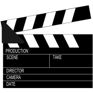 Lights Camera Action (hollywood) clip art - Polyvore